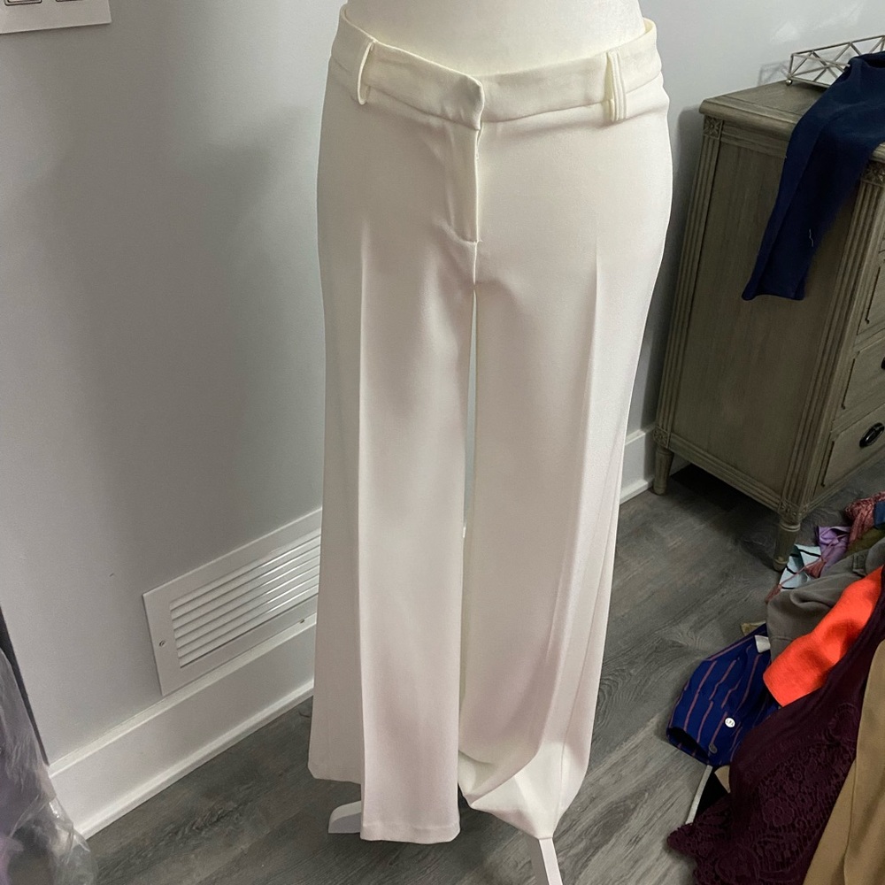 Drew size 2 white trousers